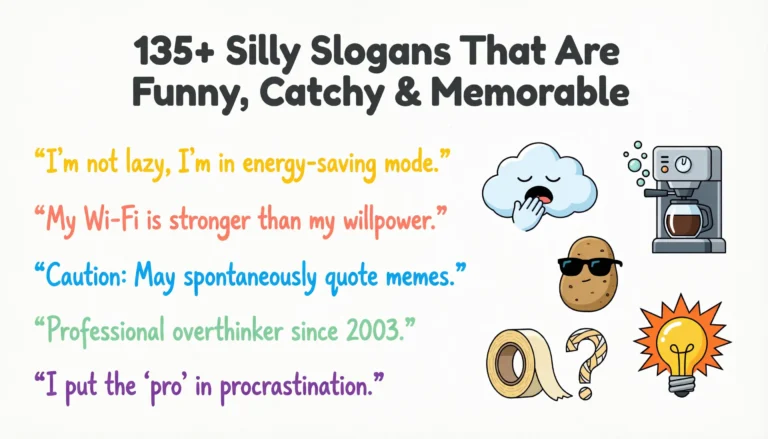 silly slogans