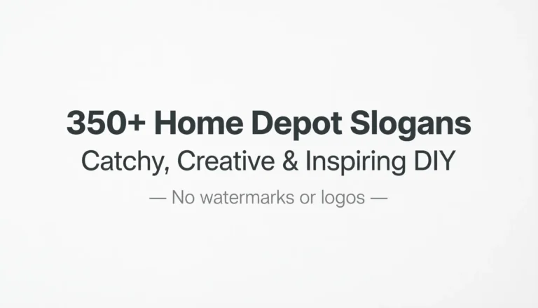 home depot slogans