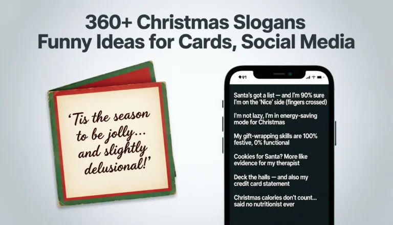 christmas slogans funny