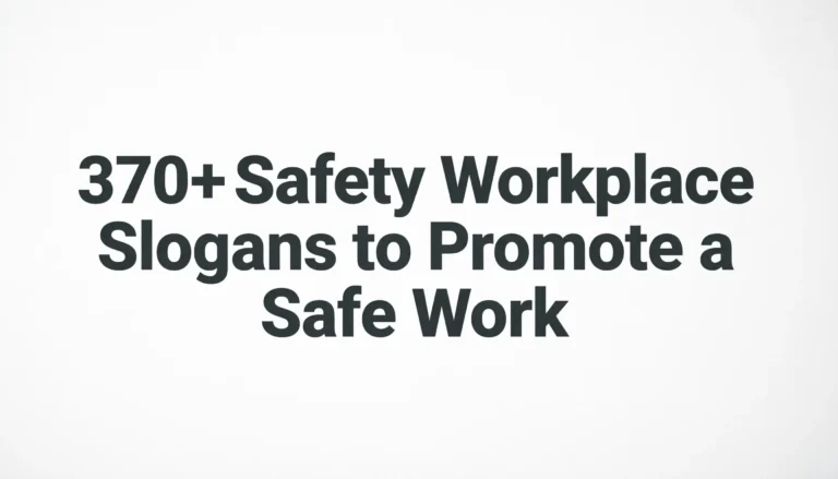 safety workplace slogans