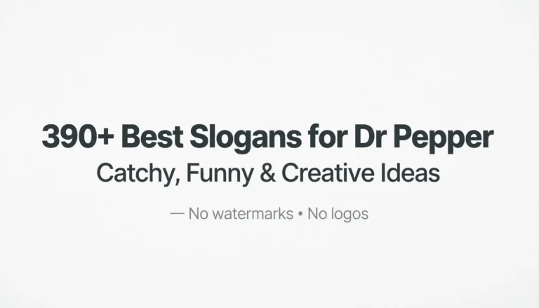 slogans for Dr Pepper