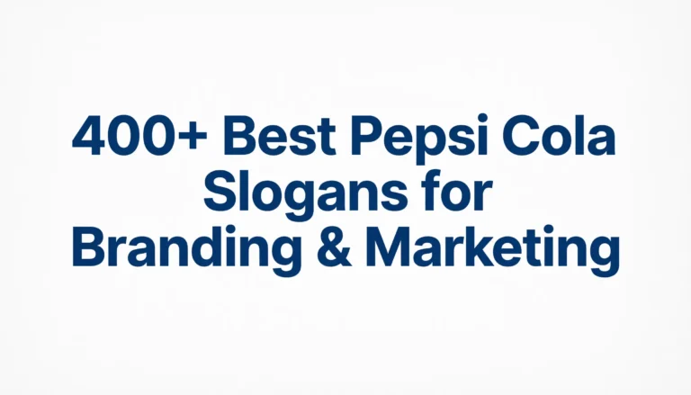 pepsi cola slogans