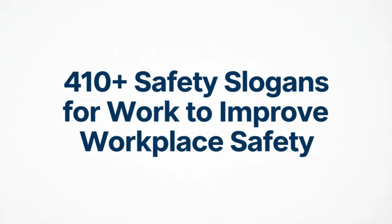 safety slogans for work