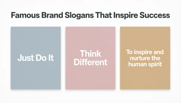 Famous brand slogans