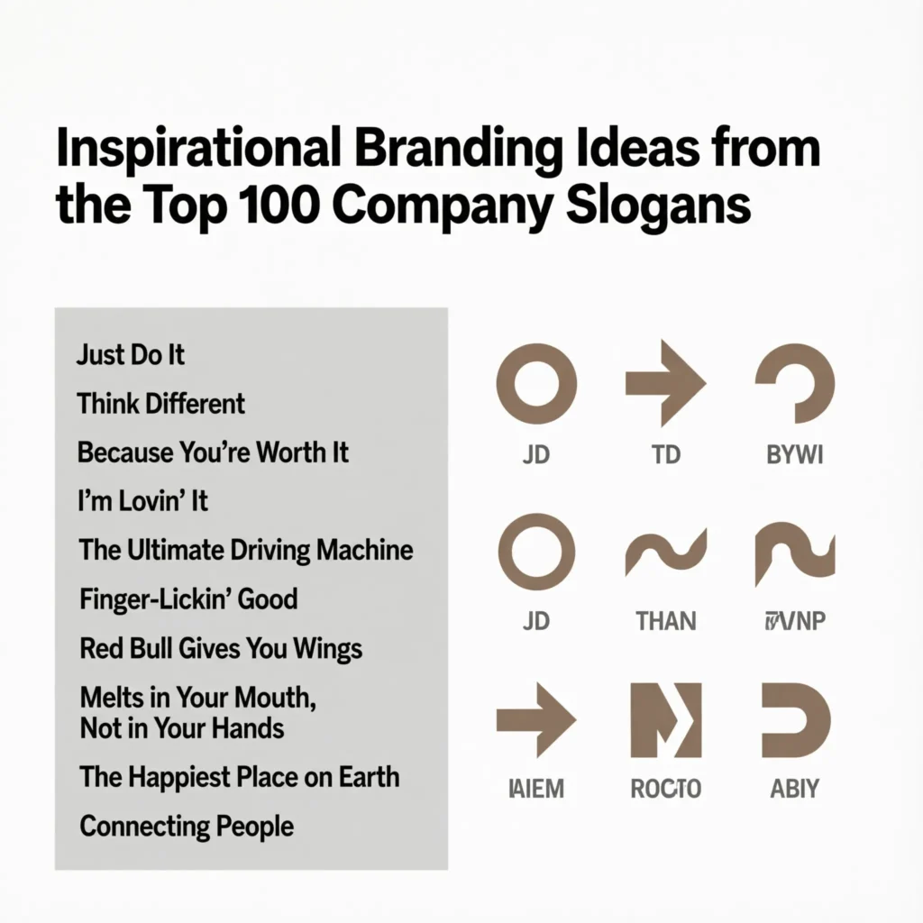 top 100 company slogans