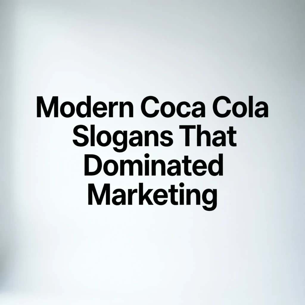coca cola slogans