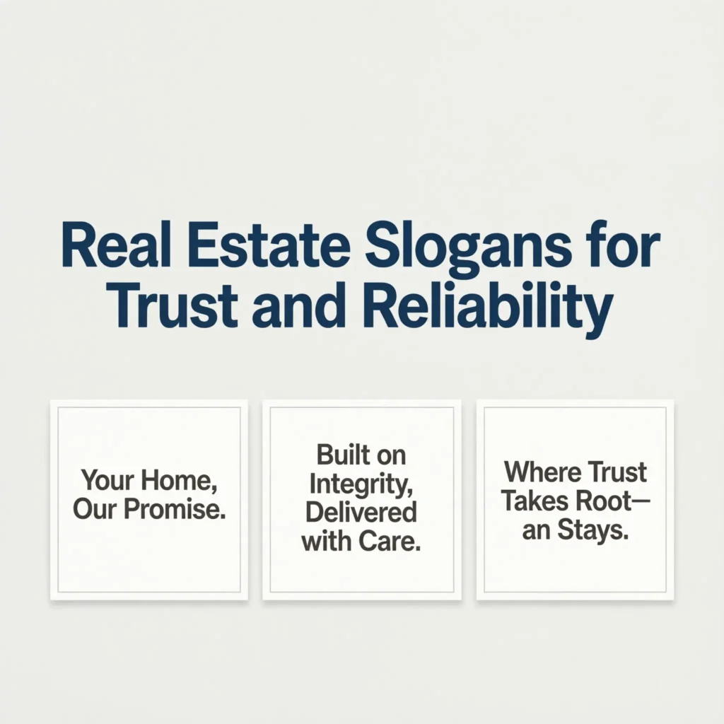 real estate slogan