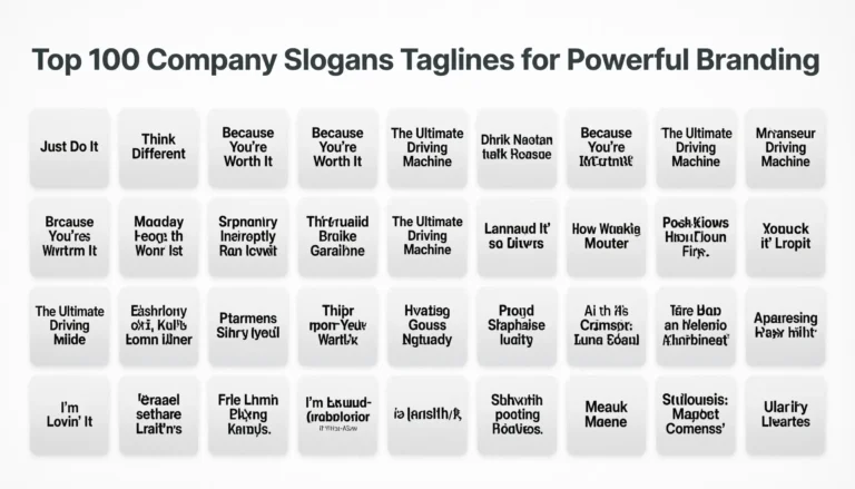 top 100 company slogans