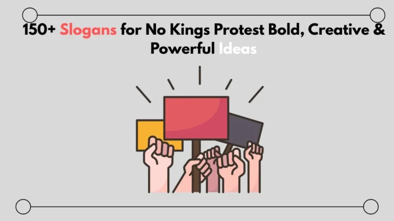 slogans for no kings protest