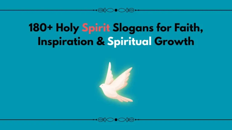 holy spirit slogans