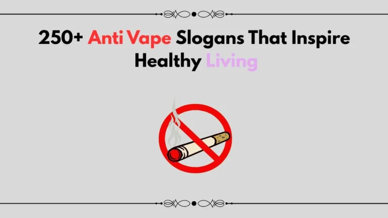 anti vape slogans