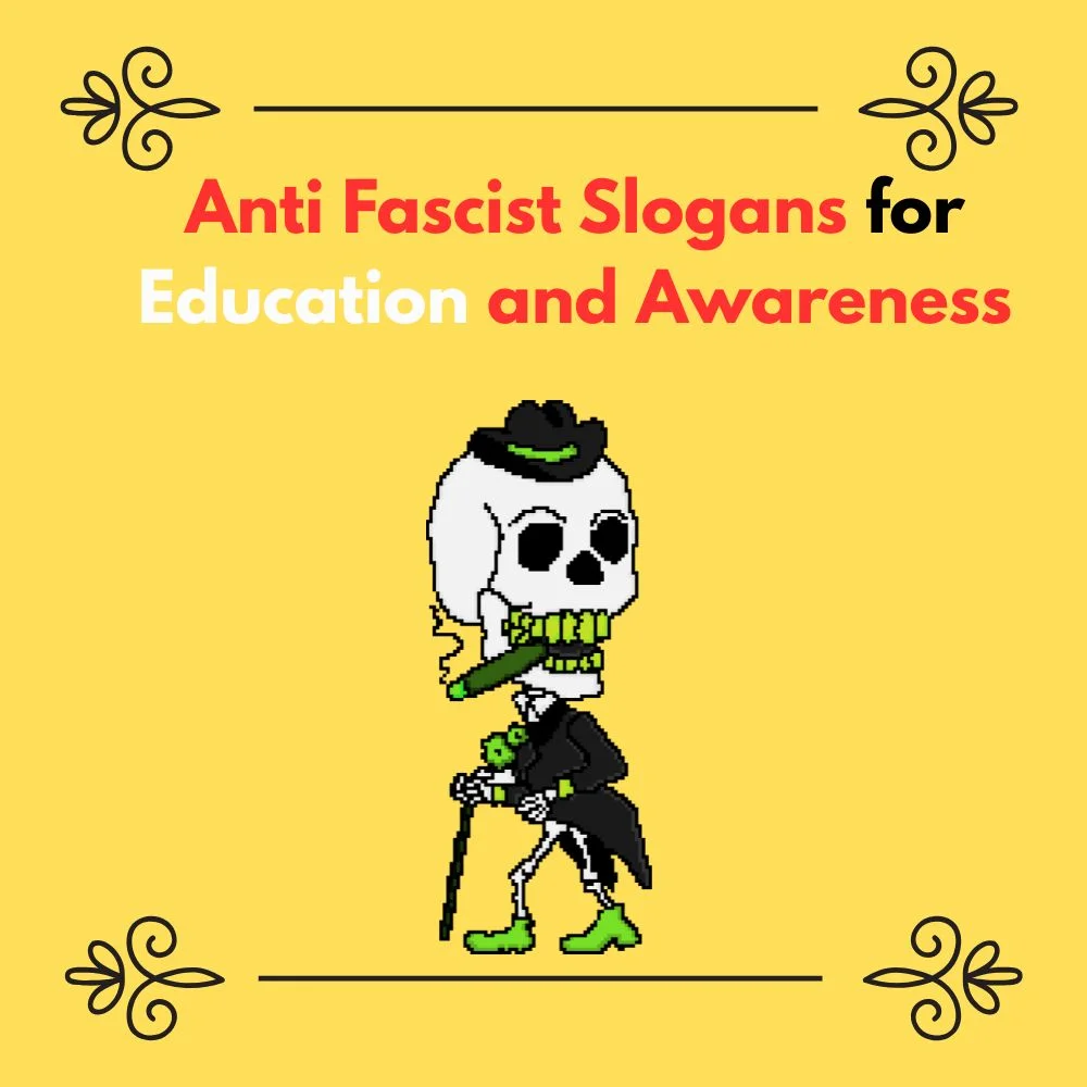 anti fascist slogans