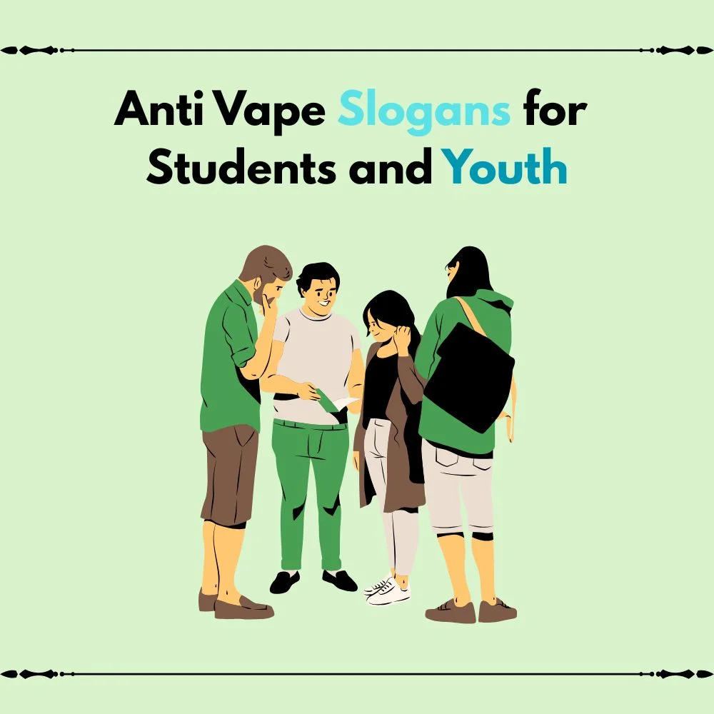anti vape slogans