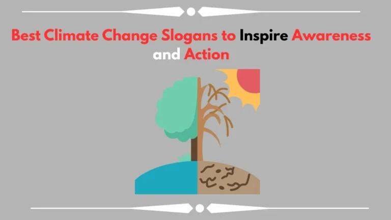 climate change slogans