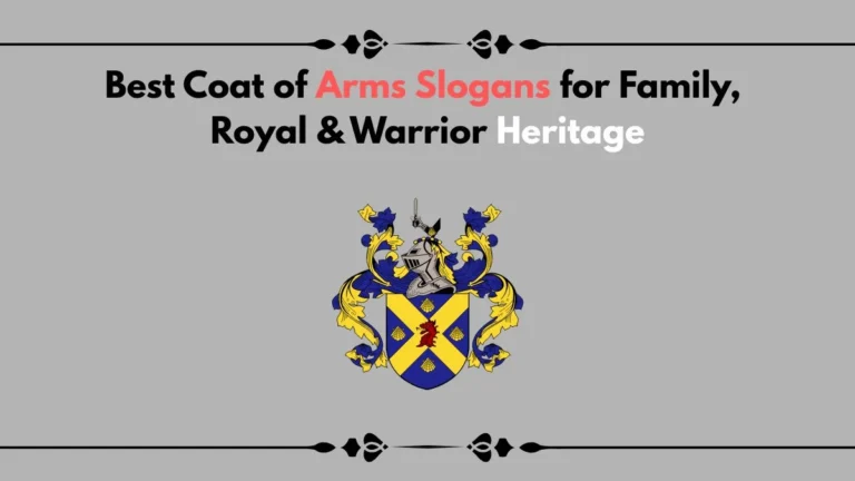coat of arms slogans