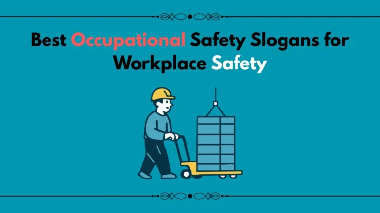 occupational safety slogans