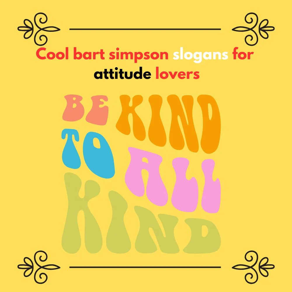 bart simpson slogans