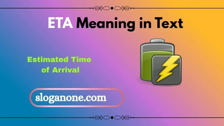 ETA Meaning in Text