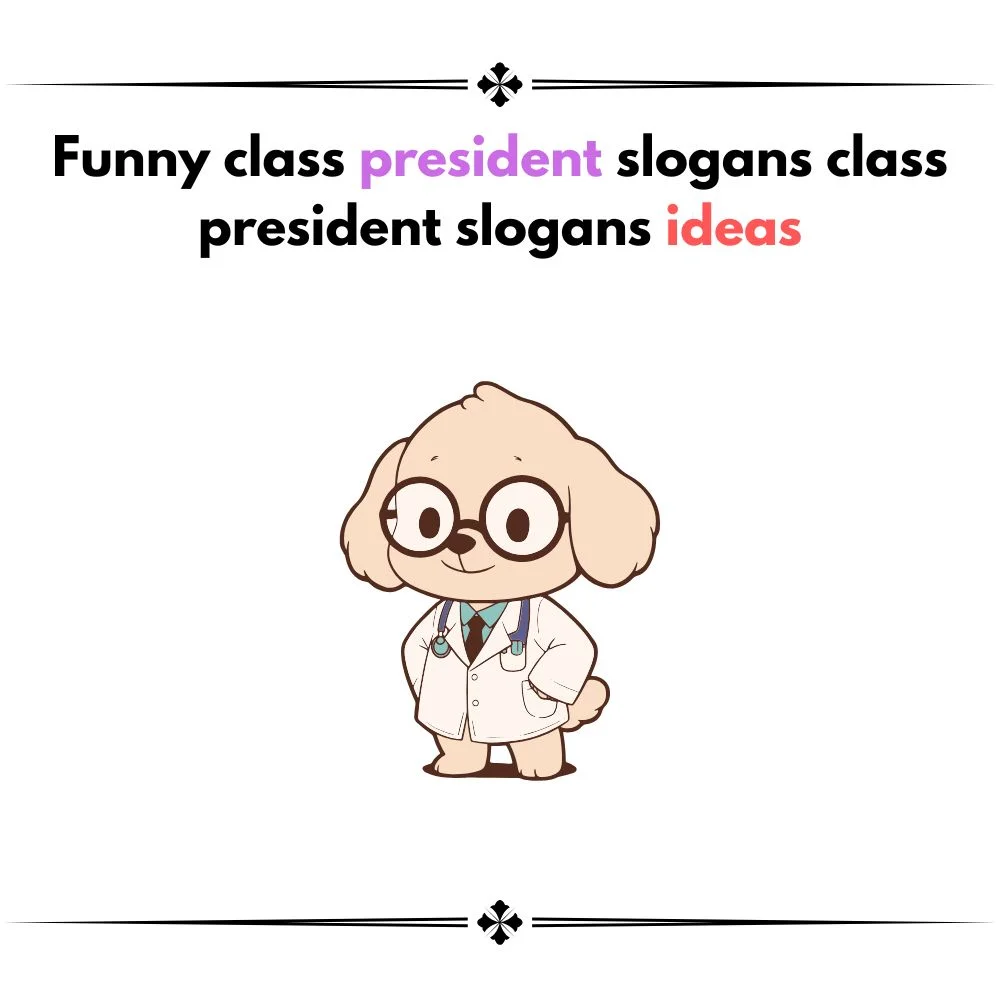 class president slogans
