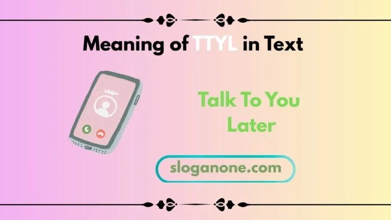 meaning of ttyl in text