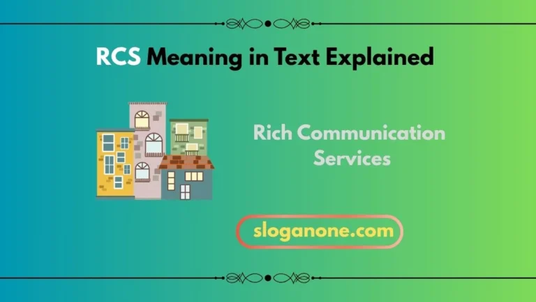 rcs meaning in text