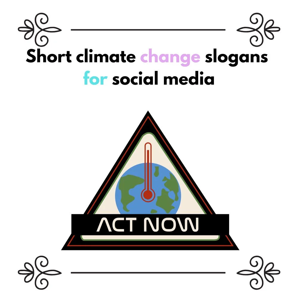 climate change slogans