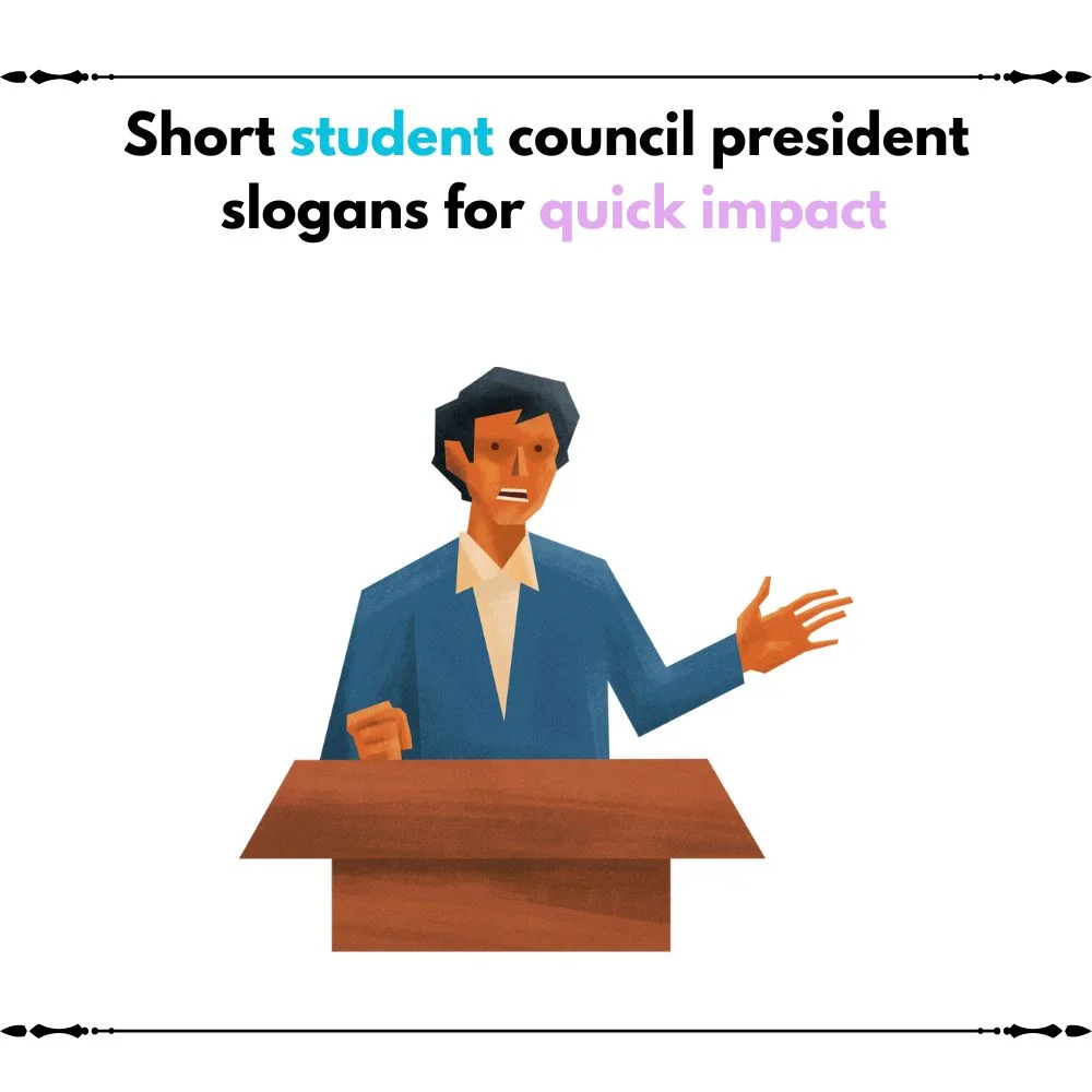student council president slogans