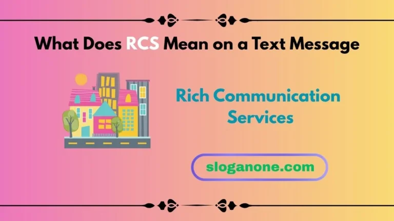 what does rcs mean on a text message