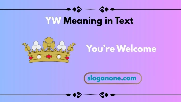 yw meaning in text