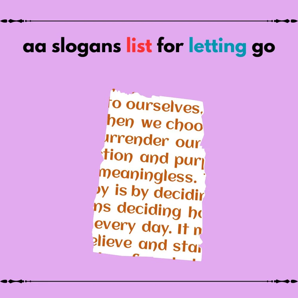 aa slogans list