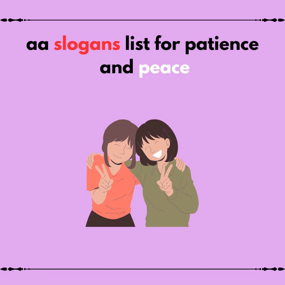 aa slogans list