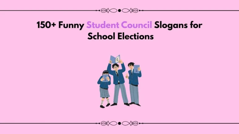 funny student council slogans