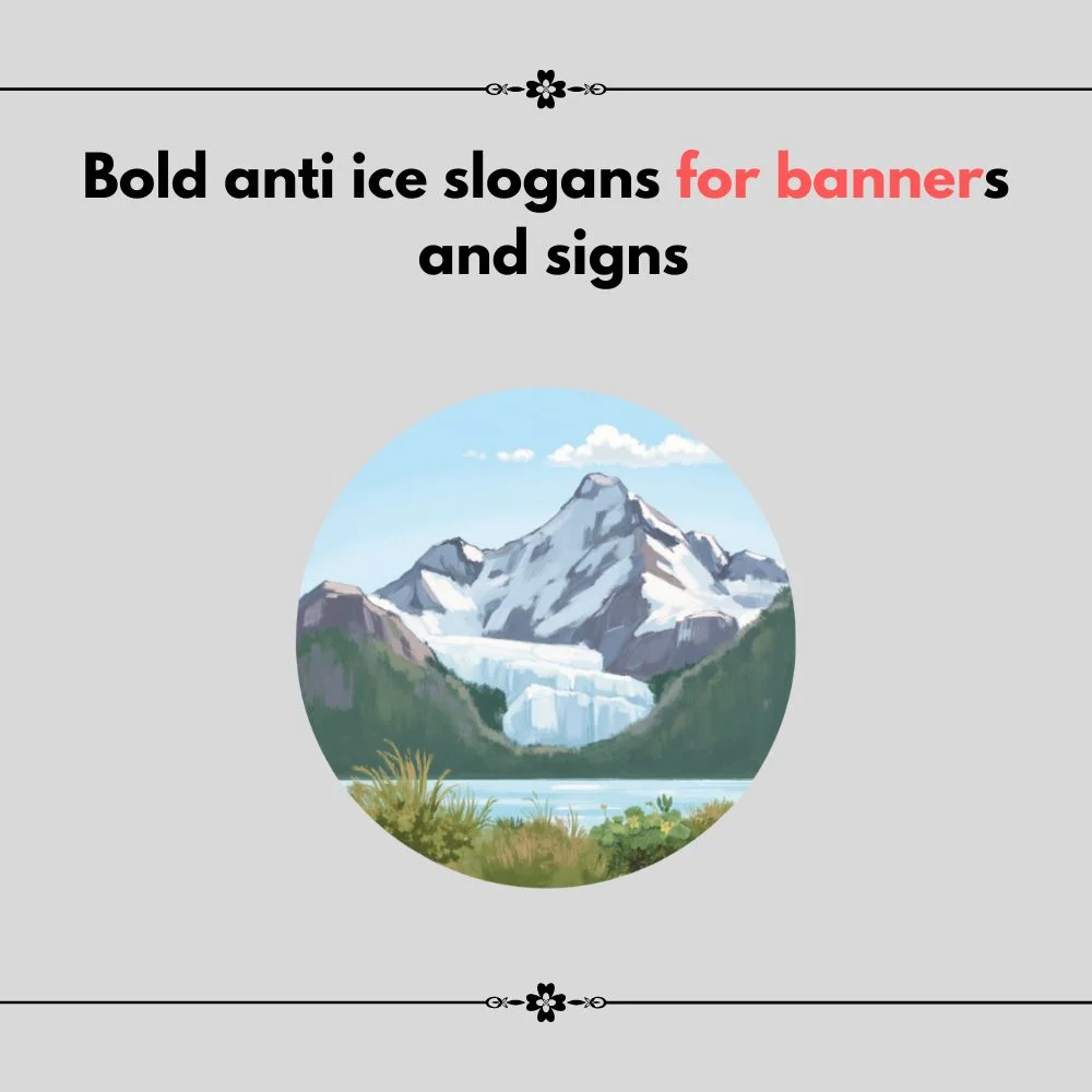 anti ice slogans