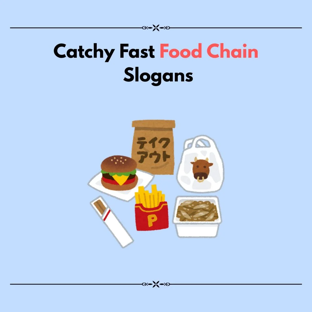 fast food chain slogans