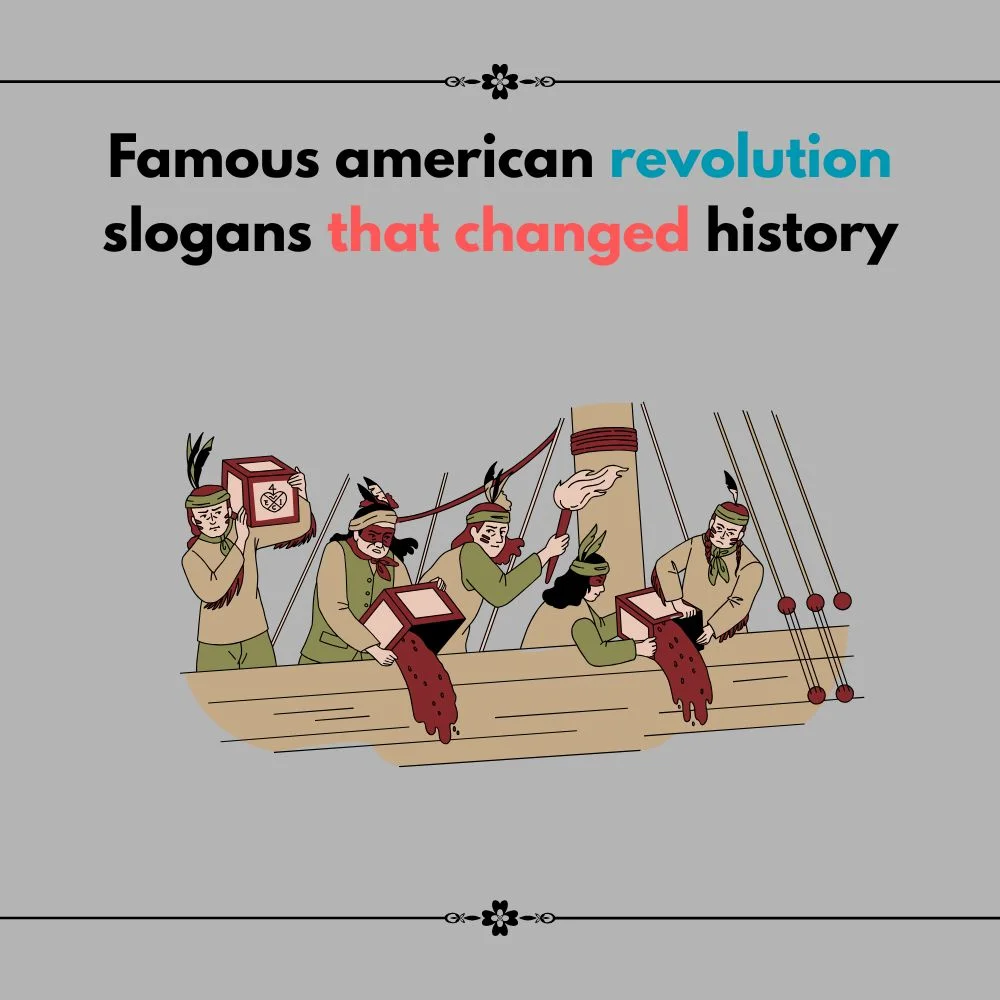 american revolution slogans