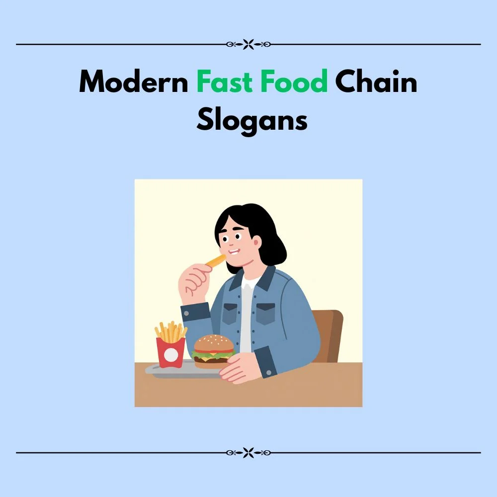 fast food chain slogans