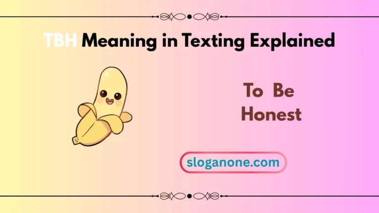 meaning tbh texting