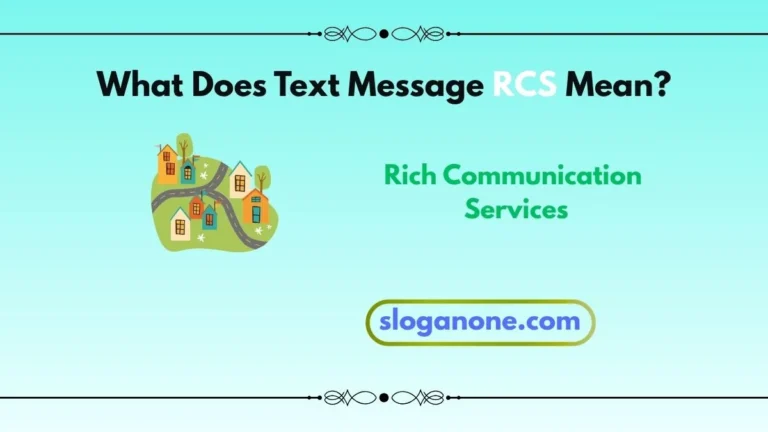 what does text message rcs mean