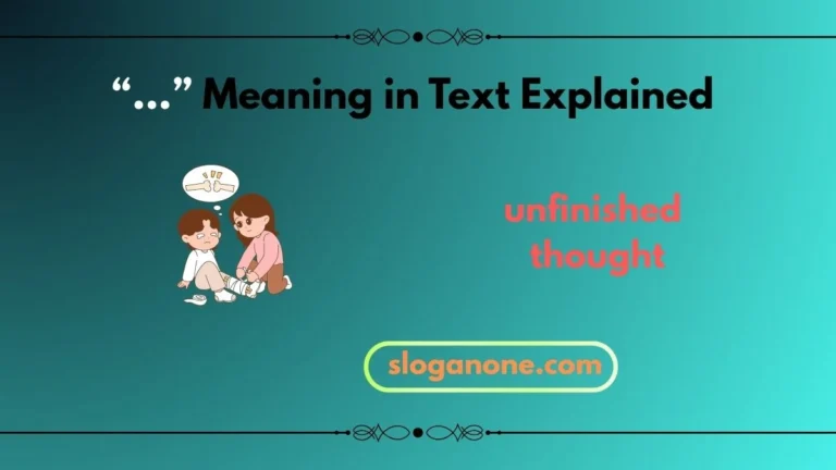 ... meaning in text